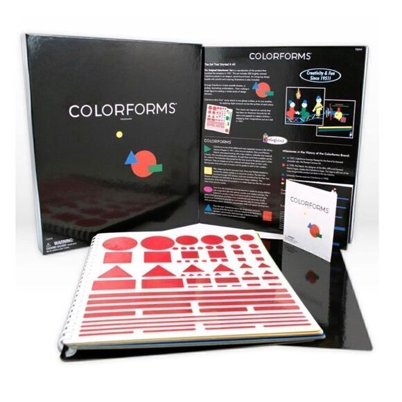 Original Classic Colorforms Re-stickable Vinyl Design 60th Anniversary Edition - Picture 5 of 6